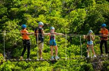 Sky High Zipline and Wang Sai Waterfall Views on Koh Phangan