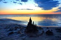 The Beautiful Sunset in Aydarkul Yurt Camp 2 Days 1 night