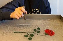 Turkish Marbling Paper,Tile, Illumination,Miniatur Workshops