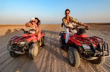 Agafay Desert: Quad Bike & Camel Ride & Magical Diner with Show 