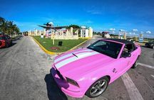 Open Top Mustang Tour with Snorkel and Lunch in Cozumel