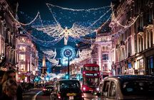 Vintage Top Deck London Christmas Lights Tour
