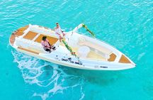 Crazy sea horse Bora Bora jet boat sensations and snorkeling 