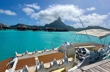 Crazy sea horse Bora Bora jet boat sensations and snorkeling 