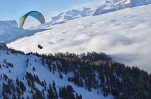 Private Paragliding Tandem flight Dolomites Alps Kronplatz