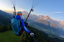 Private Paragliding Tandem flight Dolomites Alps Kronplatz