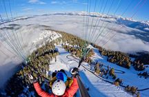 Private Paragliding Tandem flight Dolomites Alps Kronplatz