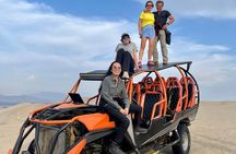 From Ica or Huacachina: Sunset pisco and buggy experience