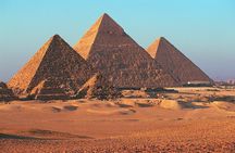 Full- Day Tour to Giza Pyramids Saqqara Serapeum Private Tour