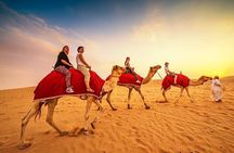 Desert Safari Dubai Tour with Dune Bashing, Camel Ride, & BBQ