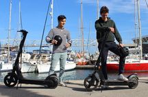 Electric skateboard tour of promenade and parks