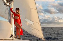 Riviera Maya Luxury Sunset Sailing plus Light Dinner and Open Bar