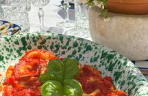 Authentic cooking class on a farm with a view of Sorrento.