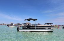 Okaloosa Island Full Day Pontoon Boat Rental Adventure
