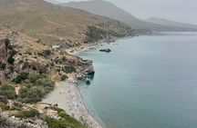 From Heraklion-PRIVATE Kourtaliotiko Waterfalls-Prevelis Beach 