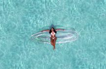 Luxury Clear Kayak Drone Photoshoot in Tobago