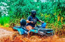 Punta Cana: Amazing ATV Adventure Private Road & Beach W/ PickUp