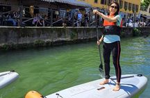 Discover Milan's Navigli by SUP: a wellness experience