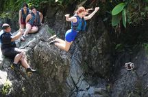 Famous Natural Waterslide in El Yunque Rainforest