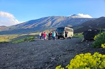 Etna Nord Piano Provenzana ascent by bus up to 3000mt