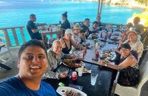 Tour to the best beaches; snorkel with fish and turtles 