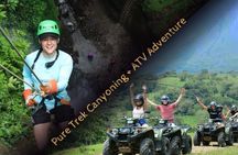 Pure Trek Canyoning and ATV Adventure in La Fortuna with Lunch
