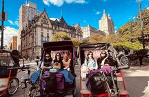 1 or 2 hour Central Park Pedicab Tour.