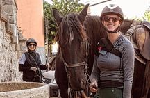 Daily out of Rome : Horseback ride with meals & wine included 