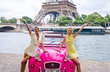 3h - Paris Grand Tour by Night in a Pink Citroën 2CV