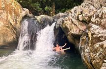 Rainforest Adventure Hike to Waterslide and waterfalls 
