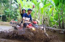 Bali ATV Quad Bike Single with Waterfall and Gorilla Cave+ Lunch 