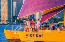 Waikiki Beach Sunset Sail on Ke Kai Catamaran