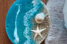  Make your own Maui Souvenir/Ocean resin class 
