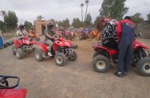 Marrakech Quad Bike Activity in desert palmeraies grove
