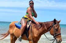 Bamboo River Rafting with massage and Horseback ride in ocean