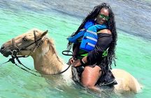 Bamboo River Rafting with massage and Horseback ride in ocean