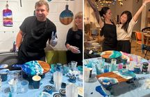 Resin Art Classes Melbourne: Cheeseboards & Coasters