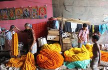 Flower Market Colors and Ganges Ghat Experience