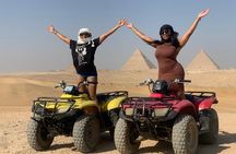 Giza pyramids, Sphinx, ATV bike, Lunch,Camel ride, Dinner cruise& shopping tour 