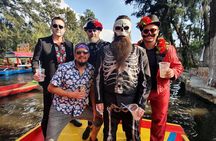 Xochimilco & Mexican Party with Guacamole & Unlimited Drinks
