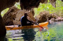 Jungle Blue Hole Cave Kayak Adventure in Belize