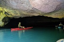 Jungle Blue Hole Cave Kayak Adventure in Belize