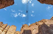 Climb up the new AlUla Stairway into the sky