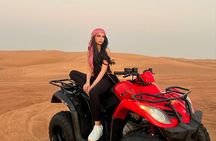 Evening Desert Safari Quad Bike and Live BBQ