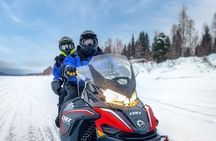 Snowmobile Tour with Small Group in Remote Wilderness 3 Hours