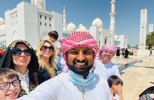 Abu Dhabi City Tour Grand Mosque Emirates Palace Entrance Private