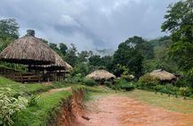 Panama City Visit an Indian town Embera and waterfall with lunch 