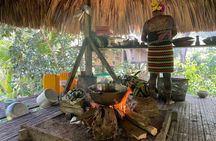 Panama City Visit an Indian town Embera and waterfall with lunch 