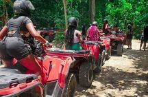 ATV Blue Hole Rafting and Horseback Ride from Montego Bay 4in1