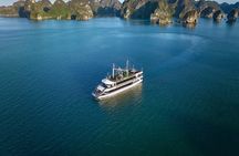 Sea Lion Luxury 5-Star Halong Day Cruise,Buffet Lunch,Shuttle Bus